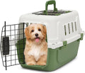 MoNiBloom 18-Inch 2-Door Top Loading Cat Carrier, Plastic Dog Crate Hard-Sided by Monibloom