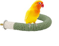 Hypeety Bird Perches Parrot U Shape Natural Wood Hemp Rope Stand Perch Bird by Hypeety