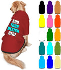 Customized Dog Hoodie with Name Logo Personalized Text Soft & Warm by Mynvzrk