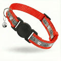 Cat Collar Breakaway, Reflective Kitten Collar by ODOKELE