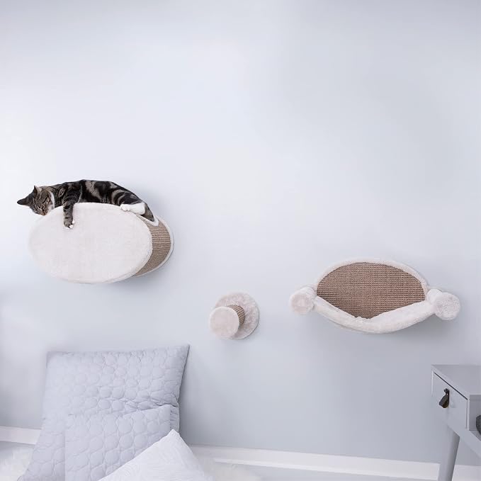Trixie Liam Wall Mounted 3 pcs Lounge Set, and Step, 18.8" L x 11.0" W x 11.3" - Image 3