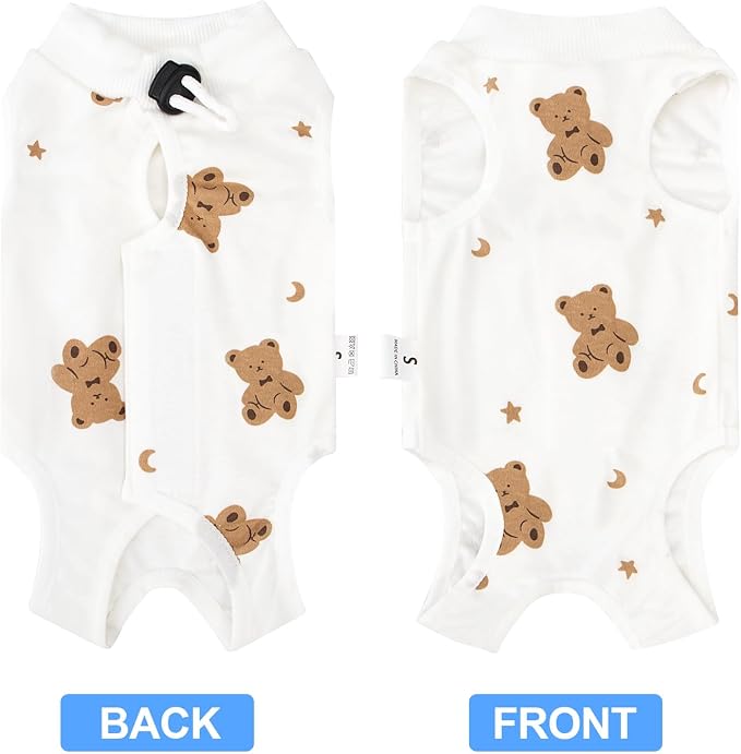 Coppthinktu Cat Recovery Suit Female, Breathable Cat Onesie After Surgery Female - Image 8