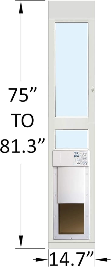 Power Pet Automatic Sliding Glass Patio Pet Door by High Tech Pet - Image 2