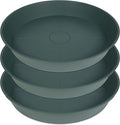 3 Pack of 20 22 inch Plant Saucer, 3.6" Depth Tray, Large Deep Garden Plastic by Bleuhome