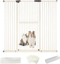 Lumizone Extra Tall Cat Gate 61.02" High Pressure Mounted Extra Wide by Lumizone