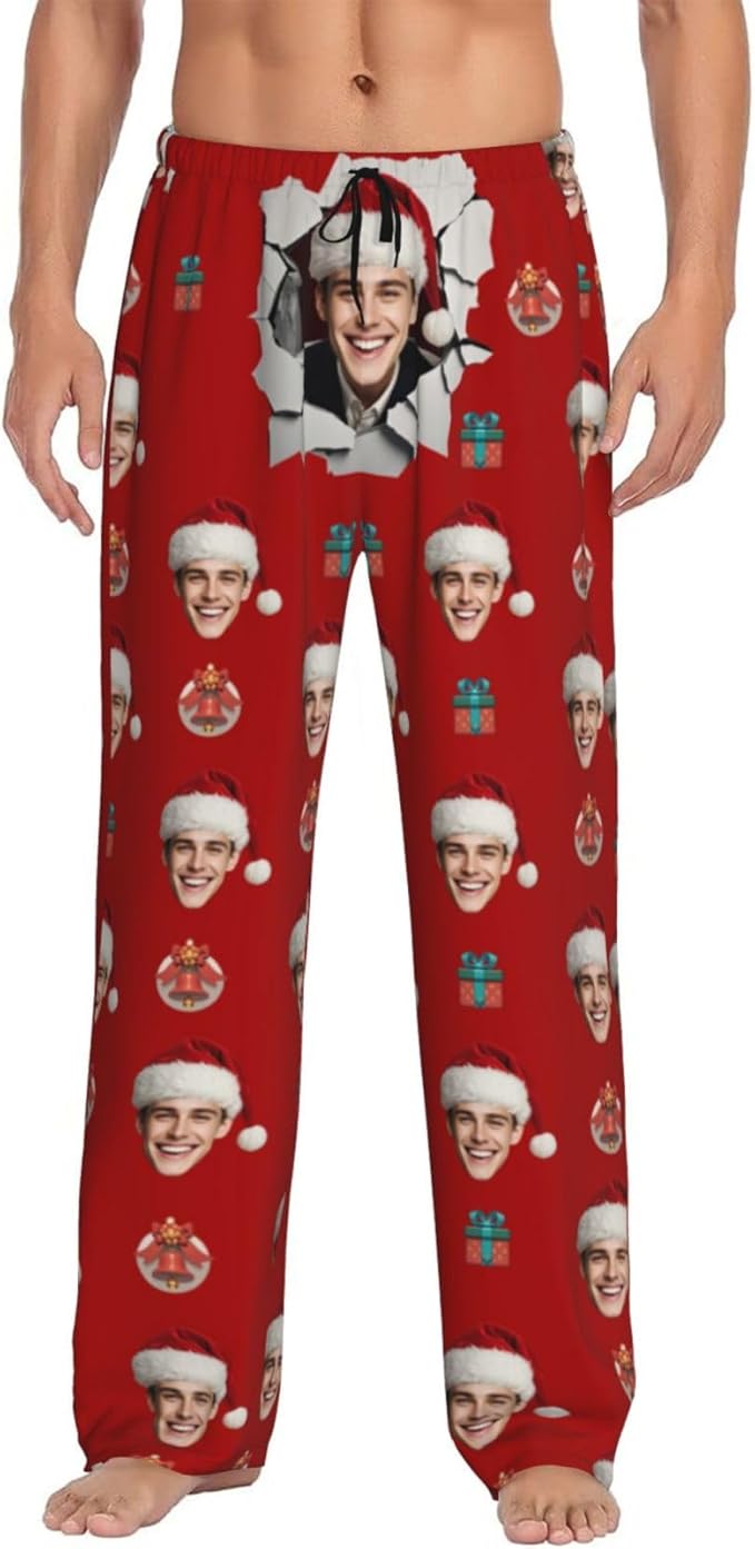 Custom Pajama Pants with Face customized PJ Pants Christmas Valentine gifts - Image 5