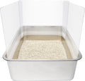 12PCS Cat Litter Box Pee Shields, Transparent Easy Clean Splash Guard by Allcomersarefriends