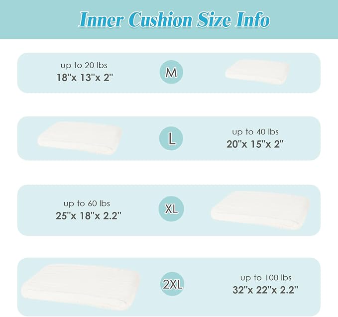 Dog Bed Large Size Dogs Washable Soft Furry Pet Bed, Calming Rectangle Large - Image 6