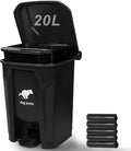 Dog Poop Trash Can Outside, 20L/5Gallon Pedal and Removable Inner Waste Bin by UPPCASIR