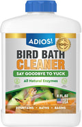 Bird Bath Cleaner for Outdoor Fountains and Bowls, Safely Cleans Metal by Adios