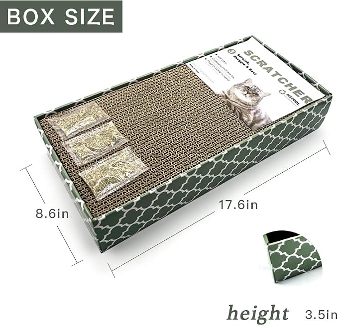 Cat Scratcher Cardboard Scratching Pads Scratch Lounge Bed - Image 2