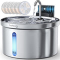 Wireless Cat Water Fountain Stainless Steel FEELNEEDY Smart Pet Water Fountain by FEELNEEDY