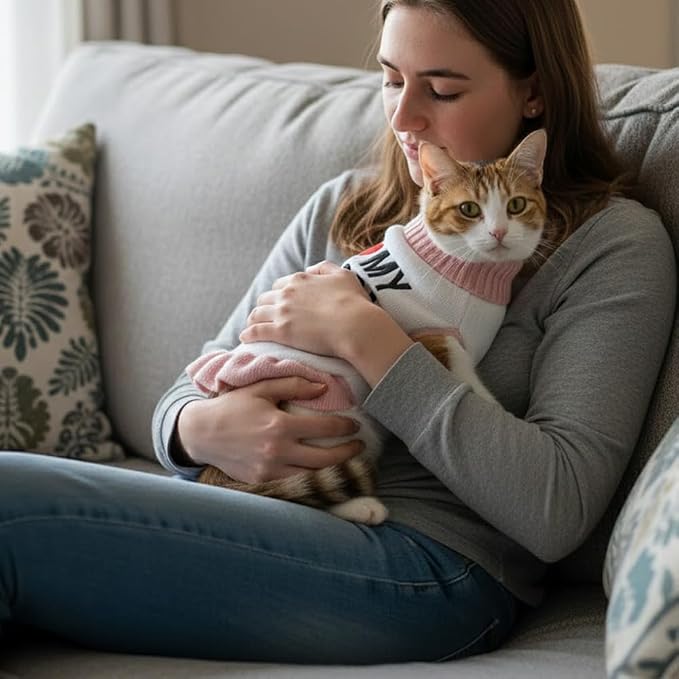 Personalized Embroidered Pet Sweater - Image 3