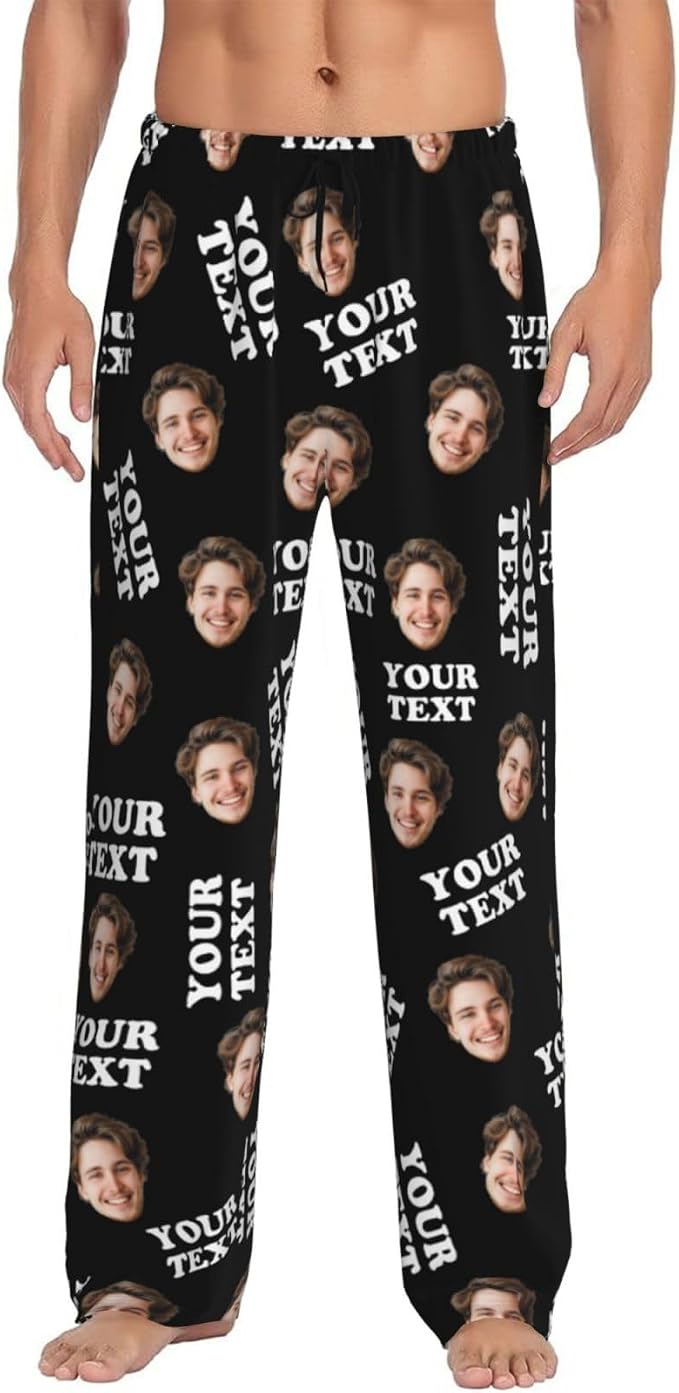Personalized Pajama Pants For Men Women Custom Pajama Pants by Unknown