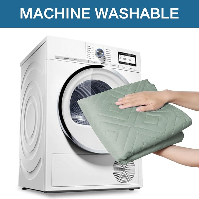 H.VERSAILTEX Reversible Quilted Recliner Covers Water Resistant Furniture - Image 6