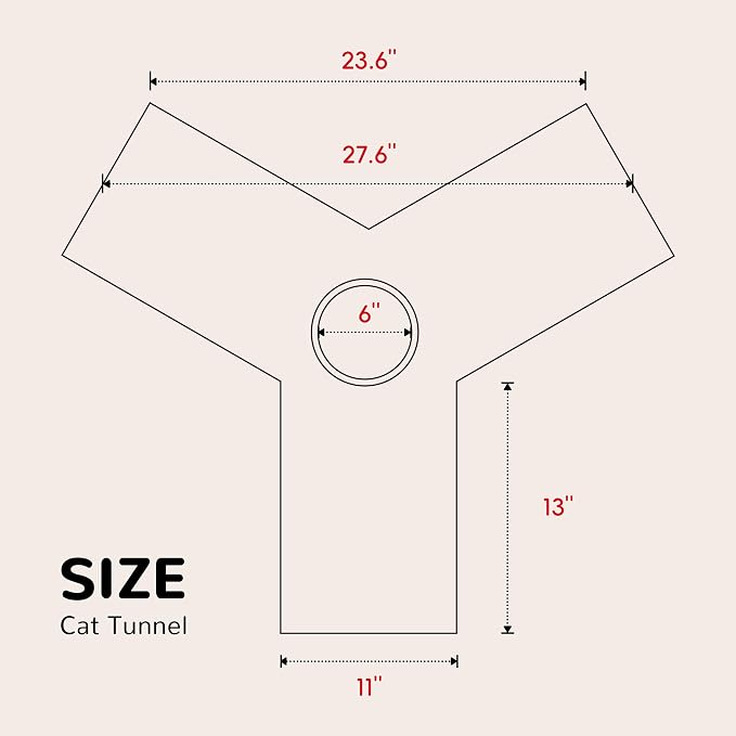Tempcore Cat Tunnels for Indoor Cats, Collapsible 3 Way Kitty Tunnel Bored Pet - Image 3