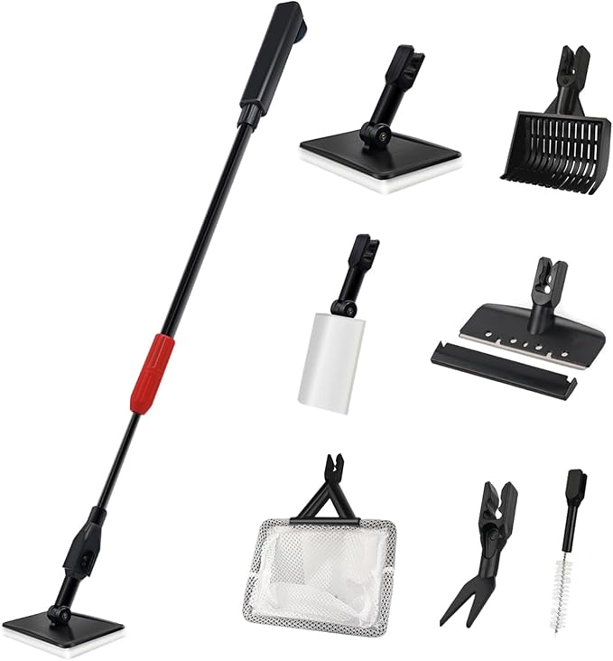Aquarium Cleaning Tools, 7 in 1 Fish Tank Cleaning Kit by Unknown