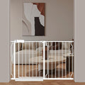 Extra Wide Baby Gates 48-53 Inch Child Dog Pet Gate Indoor Adjustable Safety by FlowerFrail