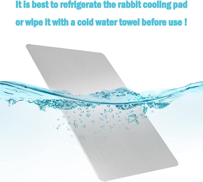 KABASI Rabbit Cooling Pad, Hamster Cool Plate Ice Bed, Pet Cooling Mat - Image 2