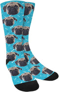 Custom Face Socks, Personalized Dog Lover Pet Photo Picture on Socks Unisex by Enjoy-yjl