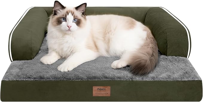Small Dog Bed and Cat Sofa Waterproof Orthopedic Dog Beds by Mekiy