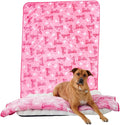 Franco Pet Barbie XL Oversized Super Soft Cozy Waterproof Sherpa-Backed Blanket by Franco