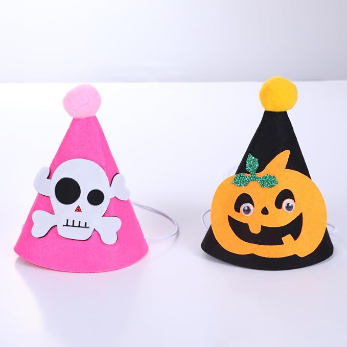 10 Pcs Halloween Dogs Hats Cute Ghost Halloween Cats Party Pet Pumpkin Set - Image 6