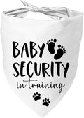 Baby Security in Training Dog Bandana Pet Scarf Pregnancy Announcement Dog by Mixrowa