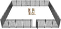 Dog Fence Outdoor for Yard Indoor Dog Playpen 40" Height 32 Panels Portable Dog by Petorldog