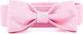 Segarty Dog Bow Tie Collar, Adjustable Pink Bowtie by Segarty