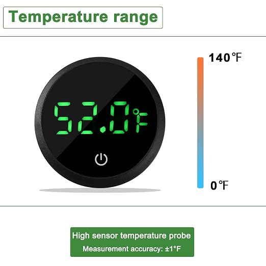 Aquarium Thermometer Digital Fish Tank Thermometer Led Display Fish Tank - Image 4