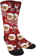 Custom Face Socks, Personalized Dog Lover Pet Photo Picture on Socks Unisex by Enjoy-yjl
