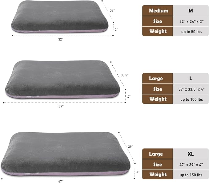 Dog Bed for 150 Pounds Dogs, Super Comfy Large Bed, 47 Inches Orthopedic - Image 7