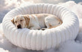 Self Warming Pet Bed, Donut Dog Bed by Unknown
