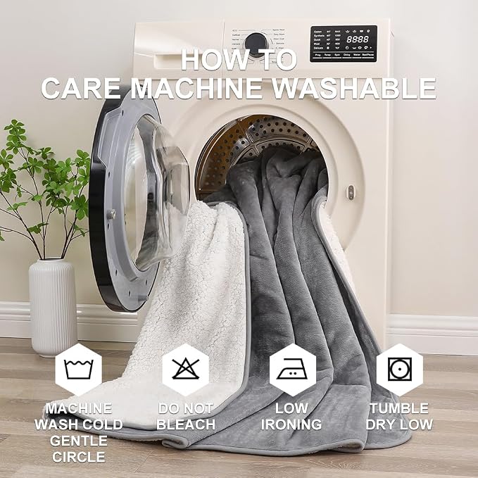 Waterproof Blanket for Pets – Ideal for Couch & Bed Splash Proof Sherpa Throw - Image 6