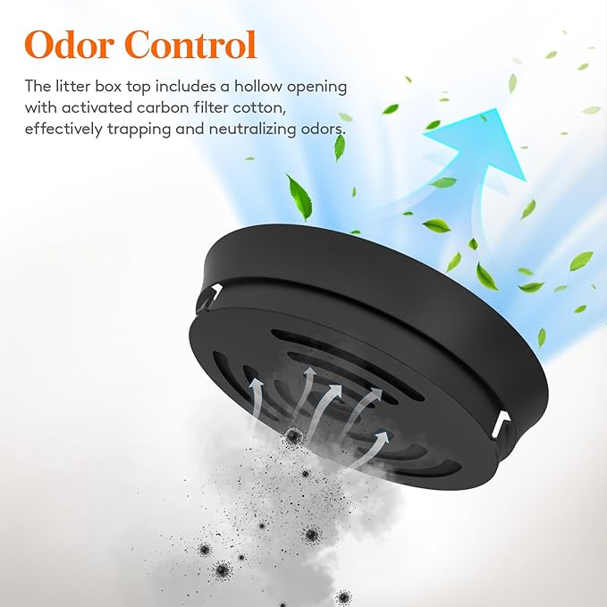Lifewit Cat Litter Box, Hidden Enclosure Litter Tray - Image 6