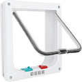 Thin Cat Door for Windows, Pet Doors and Sliding Door, Safety Pet Door by Lessmon