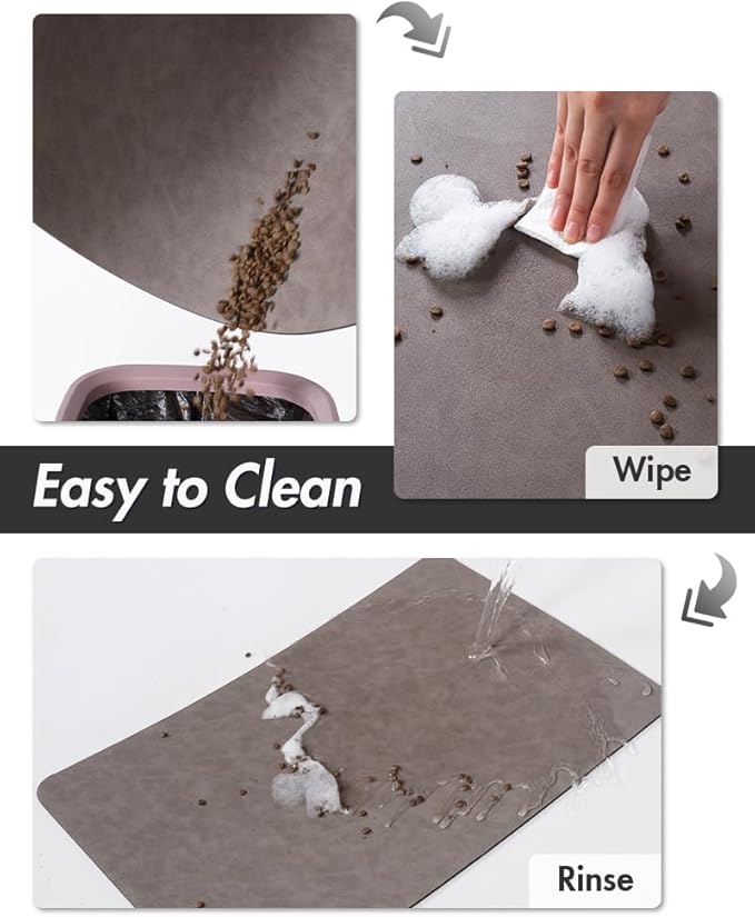 MontVoo-Absorbent Pet Feeding Mat-No Stains Pet Mat - Image 4