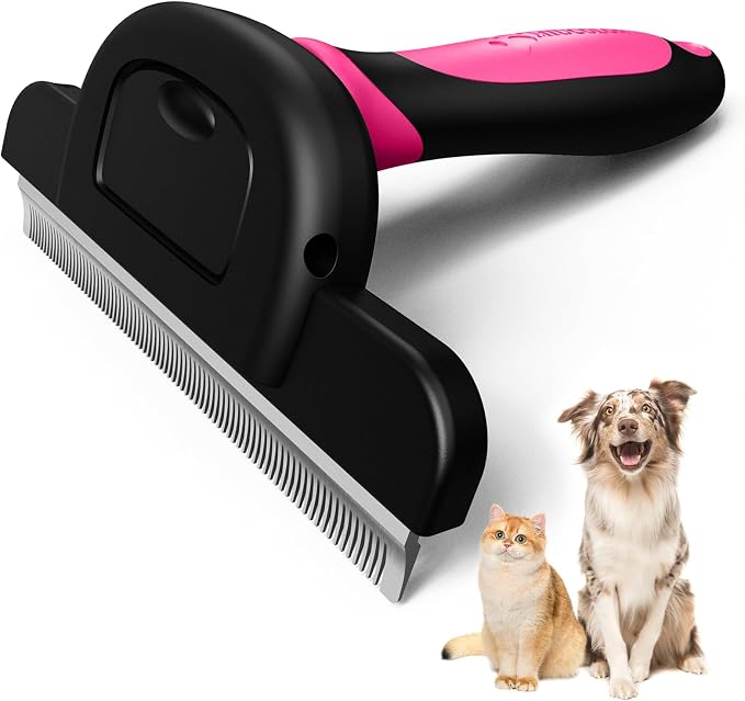 MIU COLOR Long Hair Pet Grooming Brush, Deshedding Tool by MIUCOLOR