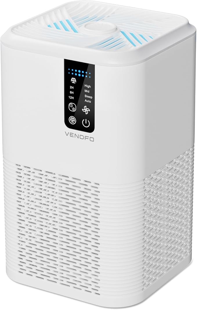 Air Purifiers for Home, H13 HEPA Large Room Up to 1750ft², 3-in-1 Filter by VENDFO