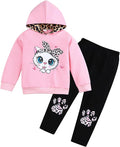 Toddler Baby Girls Clothes Long-sleeve Tie Dye Hoodie Sweatshirt Pants Hooded by Axumity