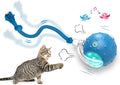 Interactive Cat Toys Ball for Indoor Cats Fast Rolling on Carpet, Chirping & by Giociv
