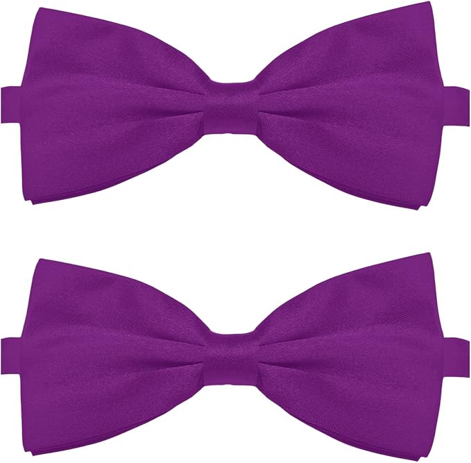 KOOLMOX Purple Dog Bow Ties Large Dogs, Adjustable Dog Collar Bow Tie by Koolmox
