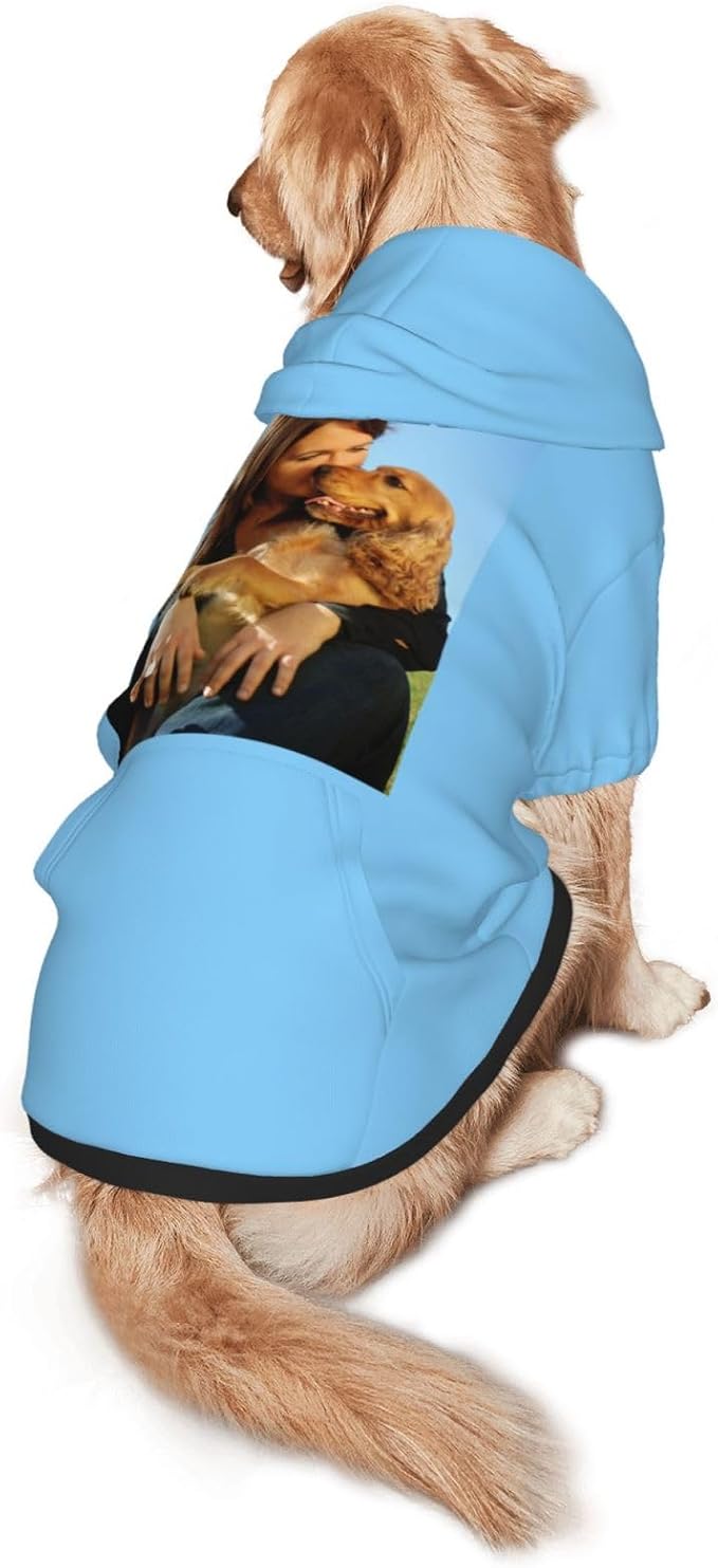 Custom Dog Hoodie Add Your Design Soft & Warm Personalized Photo Text Logo Name - Image 3