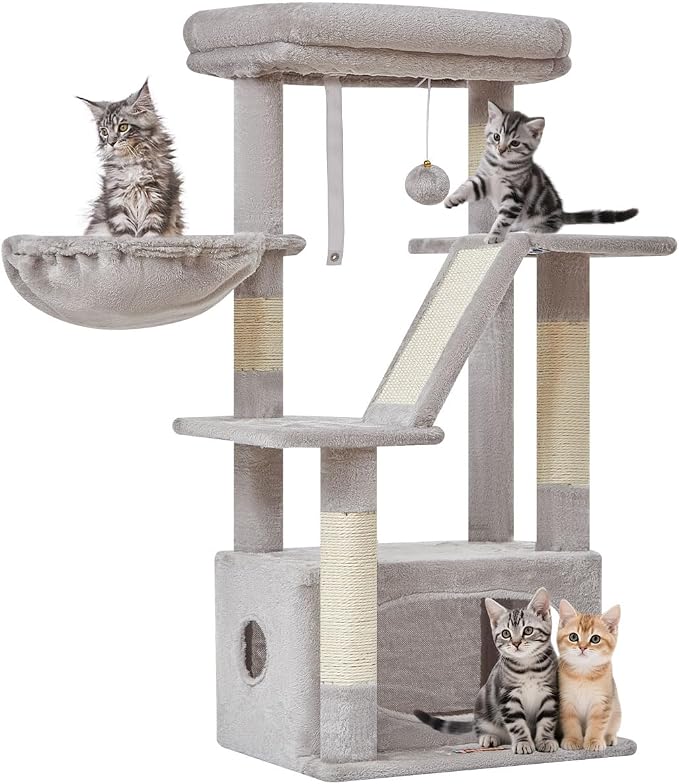 Taoqimiao Cat Tree, 38.2-Inch Cat Tower by Taoqimiao