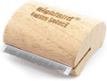 Deshedding Grooming Tool for Dogs, Cats & Horses, Ergonomic Design Wood Groom by Highland+Farms+Select