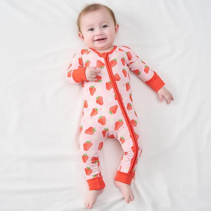 pureborn Baby Infant Boys Girls Sleeper Snug Fit Viscose from Bamboo Pajamas - Image 2
