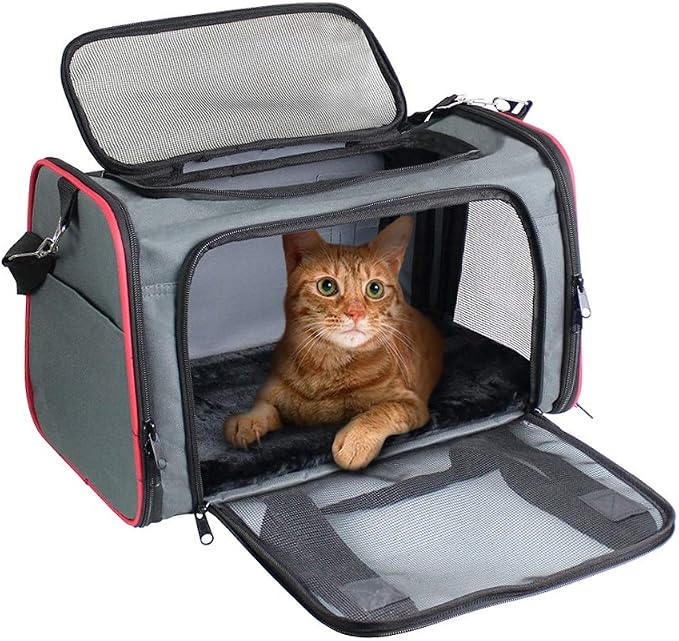 Soft-Sided Kennel Pet Carrier for Small Dogs, Airline Approved Cat Carriers Dog by GOOPAWS