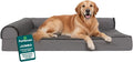 FurHaven Orthopedic Dog Bed for Large Dogs, L-Shaped Chaise Mattress by FurHaven