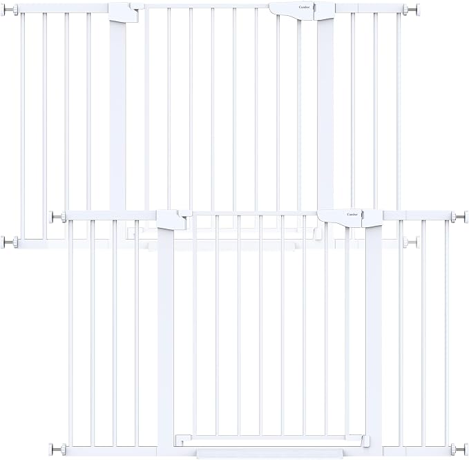 Cumbor 2 Pack 29.7"-51.5" Extra Wide Baby Gate by Cumbor